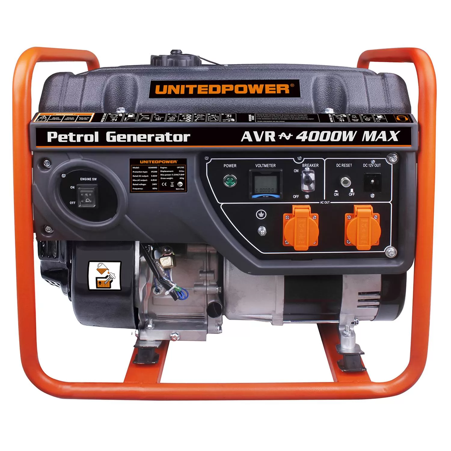 5000 watt gasoline generator
